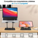 Base Giratoria en Aluminio 2 Ventiladores+ Soporte Celular de Obsequio ColD360®