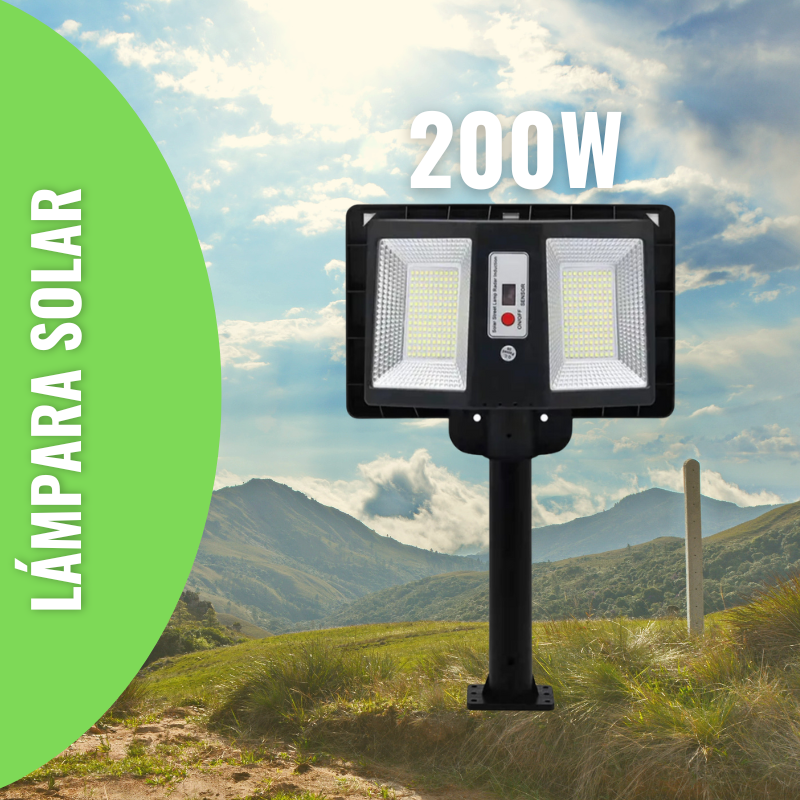 Lámparas Solares 300W y 200W [Combo]