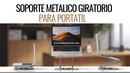 Soporte Metálico Giratorio Para Portátil