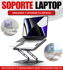 Soporte Metálico Giratorio Para Portátil