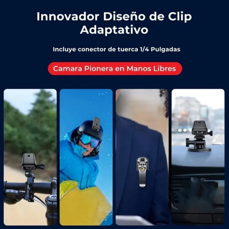 Cámara Portátil Full HD 4K – ¡Compra 1 y Llévate 2 + Memoria 128GB GRATIS! 🎥