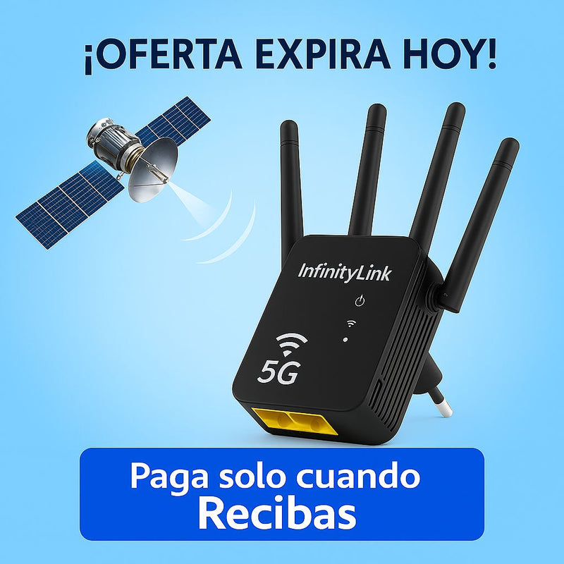 InfinityLink WiFi Satelital 📡– ¡OFERTA EXPIRA HOY! Sin mensualidades para siempre