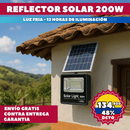 REFLECTOR SOLAR 13 HRS ILUMINACIÓN SUPER BRILLANTE 200W LUZ FIJA