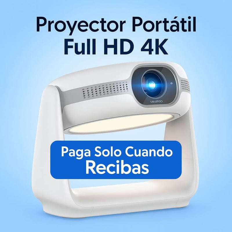 Proyector Portátil Alta Definición – ¡PROMOCIÓN SOLO HOY! 🎬