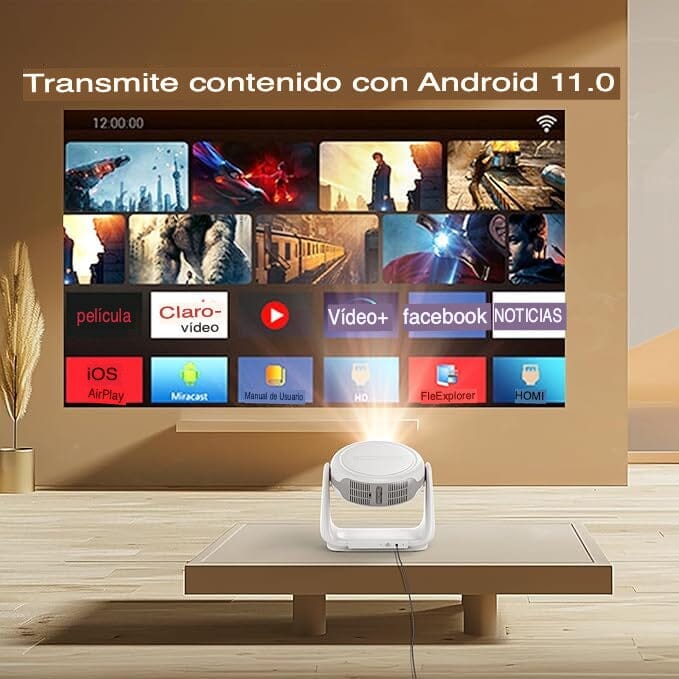 Proyector Full HD 4K para Casa – Compra 1 y Llévate 2 🚚